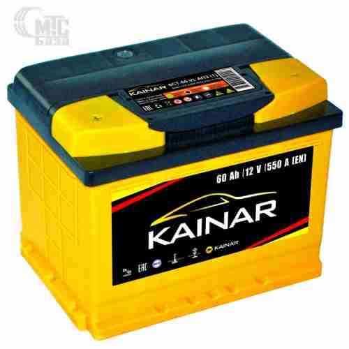 Аккумулятор KAINAR  6СТ-60 Аз  Standart Plus 242х175х190 мм EN550 А